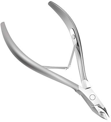 Ciseaux à cuticules Coupe-cuticules Ciseaux à cuticules professionnels en acier inoxydable Fins pour enlever l'excès de peau déchirée des doigts et des orteils, pinces à cuticules de haute qualité ave
