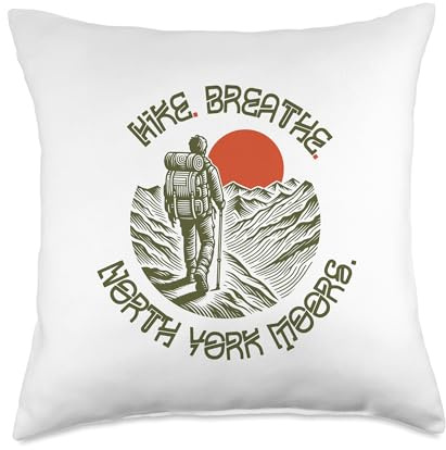 Mountaineering - North York Moors Throw Pillow