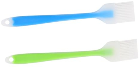 Toddmomy 2piezas Cepillo De Aceite De Silicona Pincel Para Repostería y Untar Herramienta De Cocina Para Bbq Pincel Portátil Para Salsa De Barbacoa