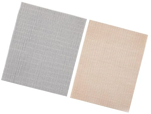 DECHOUS 2 pièces Tapis de Cuisson Barbecue Non Adhérent Fibre de Verre Tapis Grill pour Protection Grill et Cuisson Réutilisable et Facile à Nettoyer Adaptable pour Barbecue et Four