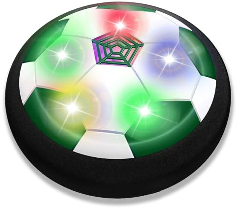 JRD&BS WINL Kinder Spielzeug, Hover Fußball Sport Spielzeug Mit Schaum Stoßfänger 4-5 Jahre Alt Jungen Geschenke Innen-Aktivitäten, Geburtstagsgeschenk FÜR Junge Mädchen (Grün 02)