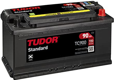 Tudor TC900 Batería de coche Tudor 90Ah 720A, Gama Standard para Automóviles de turismo