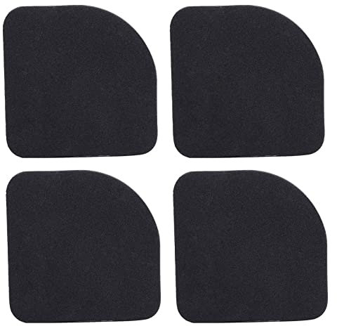 Juego de 4 almohadillas antideslizantes para frigorífico, antivibraciones, alfombrilla de lavadora, alfombrilla de lavado y secadora, cinta de correr, evita vibraciones, 4 piezas