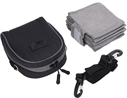 Custodia per filtro, custodia per filtro per obiettivo della fotocamera 8 slot Tasche per filtro portatili Custodia Borse antipolvere con tracolla Filtri fotografici Fino a 95 mm Fodera interna