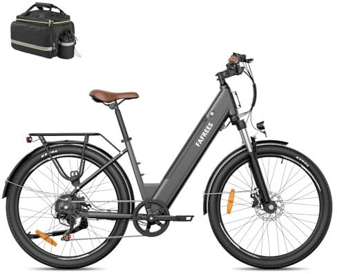 Fafrees F26 Pro Electric Bike for Adults, 26 Inch Low Step Electric Bicycle Pedal Assist EAPC, 36V 16AH Removable Battery, City Ebike for Daily Commuting and Leisure Riding