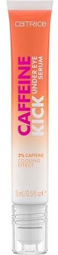 Catrice Caffeine Kick Under Eye Siero per la cura degli occhi, trasparente, idratante, nutriente, rinfrescante, gelido, vegano, senza profumo, senza alcool, senza parabeni, confezione da 15 ml