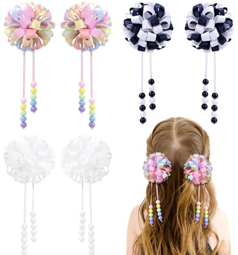 Barrette Fleur Cheveux Femme, 3 Paires Barettes Cheveux Fleur Filles, Fleur Artificielle Epingle à Cheveux, Barrette Fleur Artificielle, Barrette Fleur Hairclips Femme, Fleur Hair Clips (B)