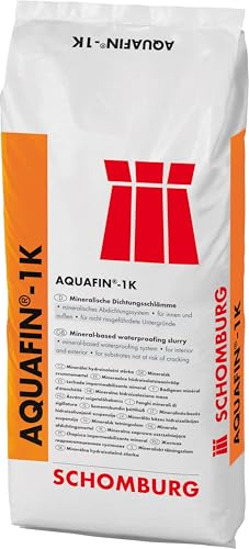 AQUAFIN-1K 25 kg Grau Mineralische Dichtschlämme Wand Boden Abdichtung