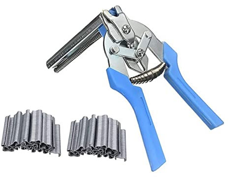 DIYEAH Pinza m Per Chiusura Ad Anello Con 600 Anelli Da 360g Kit Di Installazione Anelli Per Recinzioni e Gabbie Strumento Manuale Per Agricoltura e Allevamento