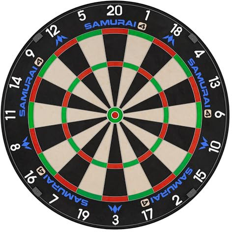 Mission Darts | Samurai 4 | Jeu de fléchettes professionnel | Fil de lame | Édition Spider Blanche