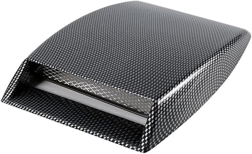 Cappuccio di copertura dell'autoadesivo decorativo auto universale Cappuccio di aspirazione dell'autoadesivo decorativo cofano(Carbon Fiber)