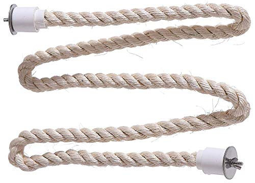 Sisal Rope Zig Zag Parrot Perch