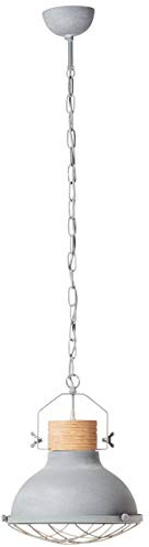 Emma Pendelleuchte 33cm grau Beton