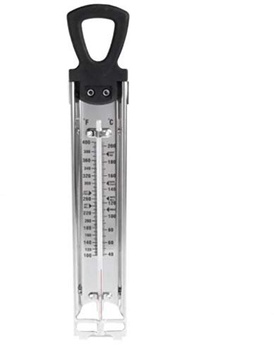 BYFRI Freír Termómetro De/Jam/Azúcar/Jarabe/Jalea Termómetro con Gancho para Colgar Y Crisol De Clip De Acero Inoxidable Cocinar Termómetro Termómetro del Alimento 1pc