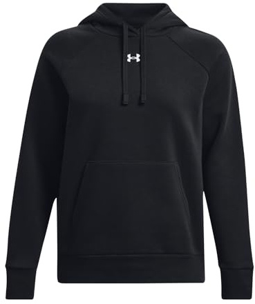 Under Armour Women's UA Rival Fleece Hoodie Shirt Black