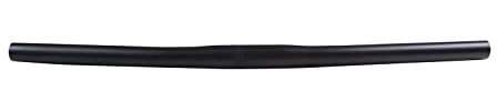 LOVIVER Fahrradlenker Tragbarer 25,4 mm Riser Bar 540 mm Länge Gerader Lenker aus Zinklegierung zum Radfahren, Reparieren, Rennrad, Mountainbike, Schwarz