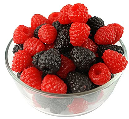 URFEDA 30 Stücke Himbeere Künstlich Lebensechte Beeren Himbeere Deko Gefälschte Obst Simulation Kunstpflanze Fotografie Kunstobst Plastikobst Künstliches Obst Display Künstliche Himbeere