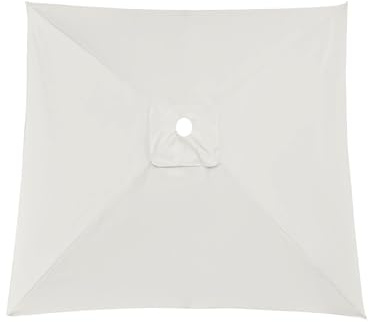 Lona De Repuesto Para Sombrilla De Patio, Resistente Al Desgaste Lona De Recambio Plegable Cubierta Rectángulo/cuadrado, Dosel De Replacement Grandes Para Jardín Mercado Piscina Playa(Off-white,3X3m)