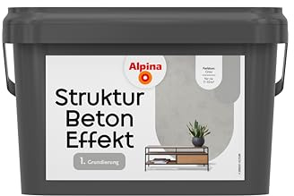 Alpina Effektfarbe Strukturbeton Effekt Grundierung 2,5 Liter