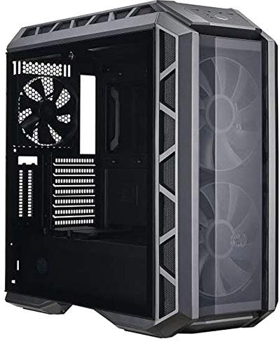 Cooler Master MasterCase H500P- Caja PC RGB con Dos Ventiladores 200mm para Potente Flujo de Aire, Paneles Chasis Útil a Constructores, Dispuesto Refrigeración a Líquido
