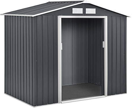 Habitat et Jardin Abri de Métal Vegas, 2.7m² 1299_‎93414 Gris