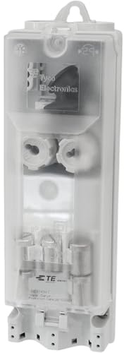 WITTKOWARE Übergangs- und Sicherungskasten zum Einbau in Lichtmasten (Türgröße ab 70x240mm), 5-polig, für 2X D01 Sicherungen, Schraubklemmen