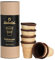LIEBELEI - 1x 6er Pack Waffelbecher mit Schokolade - 6 knusprige Schokobecher für Eierlikör oder Eis, 2cl Eierlikörbecher, essbar mit Schokoglasur