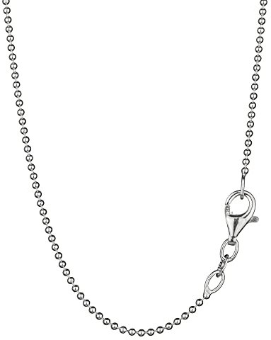 NKlaus 80cm Kugelkette 925 Silber elegante Halskette filigrante Breite 1,2mm Collier 3,7g schwer 8434