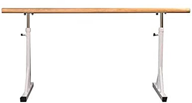 fikujap Ballettstange Ballett Bar Ballett Barre Tanzstange Home Fitness übung Barre Höhenverstellbare Freistehende Buchenholz Heavy Duting Dehnungsballett Für Erwachsene Und Kind