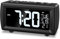 Ankilo Alarm Clock Radio for Bedroom, Bedside Digital FM Radio with Large LED Display, 7 Font Colors, Dual Alarm, Snooze, Adjustable Brightness & Volume, Suitable for Bedside, Living Room