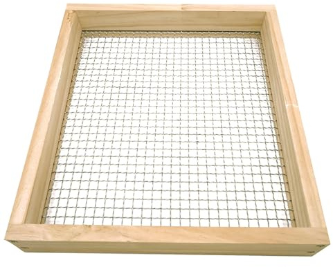 Grand Sol de Sol - Grand Sol de Sol pour Les Roches | Rack de Tamis de Jardin Manuel Multifonctionnel à Grande capacité | 29x32.5x5 cm réutilisable Outil Efficace du Jardin pour filtrage en Pierre