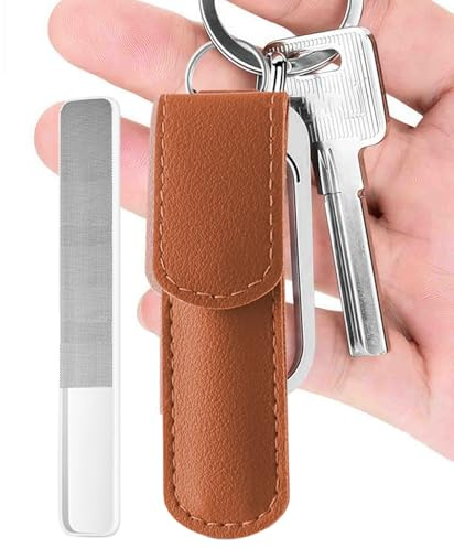 Glasfiler För Naglar Skonsam Och Bärbar, Återanvändbar Och Dubbelsidig | Återanvändbar Fingernagelfil för Dagligt Bruk på Naturliga Naglar, Tånaglar, , , Resor, Camping, Pedikyr