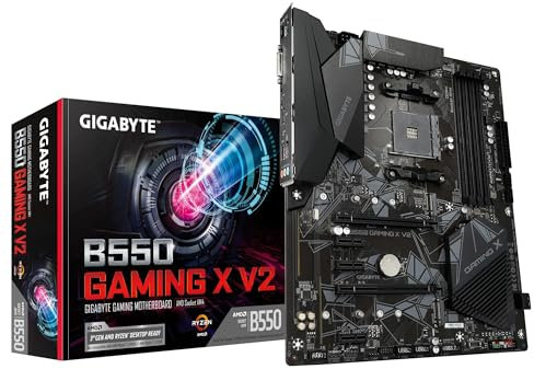 Gigabyte B550 Gaming X V2 (AMD Ryzen 5000/B550/ATX/M.2/HDMI/DVI/USB 3.1 Gen 2/DDR4/ATX/Gaming Motherboard)