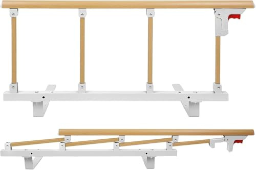 Sofofux Bed Rails for Elderly Adults, Folding Adult Bed Guard Rail, Bed Side Safety Rails, Collapsible Bed Assist Rail, Aid for Getting Out of Bed (94 * 40cm)