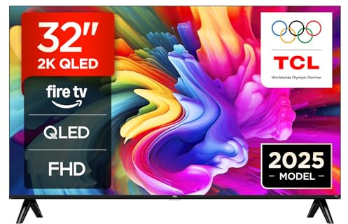 TCL 32SF560-UK 32 Full HD QLED Direct LED Smart TV with Fire TV, Alexa Voice Control, Vivid Colour & Enhanced Brightness