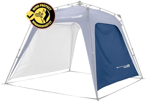 Lumaland Outdoor Panneau latéral pour pavillon Pop-up | Tonnelle Pliable imperméable | 225 x 155 x 132,5 cm | Paroi latérale pour Tente de Jardin & Camping & fête | Barnum Pliante [Bleu]