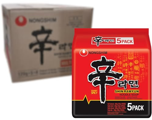 NONGSHIM Instant Noodle Shin Ramyun, 120 G - Pack of 40