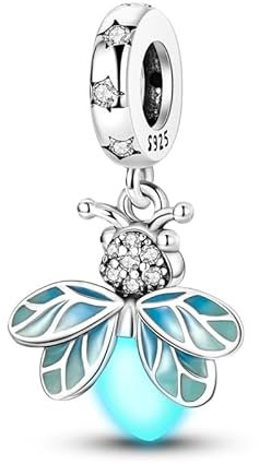 Pandach Damen Charm Anhänger für Armband 925 Sterling Silber Charms Beads passend für Armband und Halskette, Kompatibel mit Europäischen Armbänder für Frauen Mädchen C5