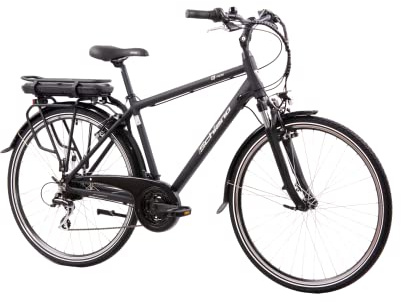 F.lli Schiano E-Ride, Electric Bike for Adults, 28 Trekking Bike, 36V 10.4Ah Removable Battery, 250W Motor, 40Nm, Commuter E bike, Black