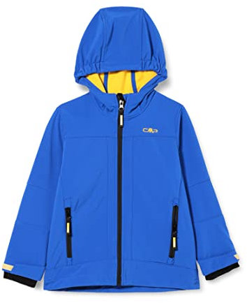 CMP Softshell Jungen Kapuzen Jacke,Königsgelb,164