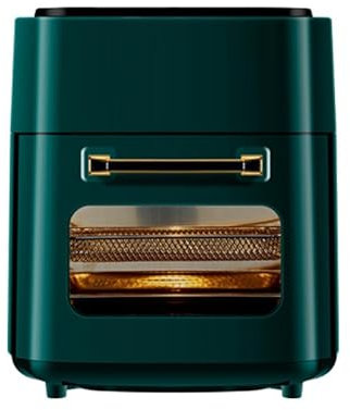 Multifunktion stor luftfritös varmluftsugn med synligt matlagningsfönster 15L Airfryer Ugn Combo Mat Essentials Familjehjälpare