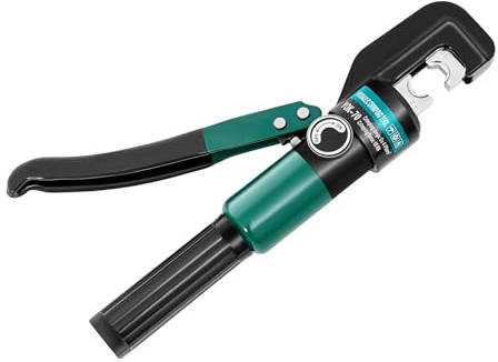 Pinza crimpatrice idraulica 4-70 mm², pinza pressacavo 60 kN con 8 matrici, strumento di crimpatura per capicorda in rame e alluminio, collegamento tubo installazione