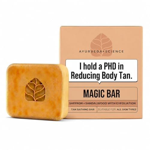 Sandalwood & Saffron Bath Soap Bar with Goat Milk | Handmade Skin Brightening Soap | Paraben & Sulphate Free | For Men & Women, 100 g (Pack of 2)