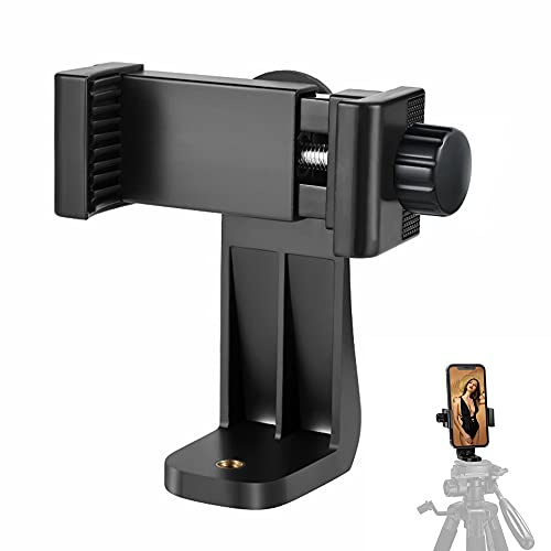 Phone Tripod Mount Adapter, Universal Tripod Cell Phone Holder