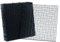 LINLAN 8 Stück 30x30cm Kunststoffgitter-Aquarium, Aquarium-Trennwand, Aquariumteiler für Bodenschutz und Aquascaping-Unterstützung (Schwarz-ohne Zubehör)