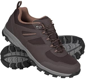 Mountain Warehouse McLeod Mens Wide-Fit Walking Shoes | Durable & Lightweight Footwear with Comfy EVA Cushioning, Deep Lugs for Extra Grip & Stability, Ideal for Walking & Hiking