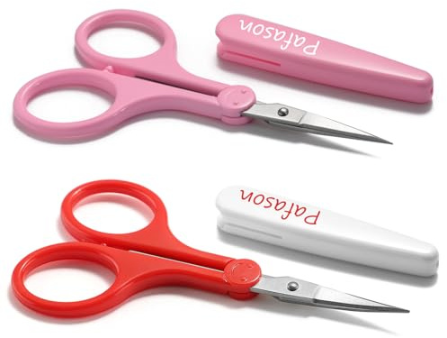 PAFASON Pequeñas de Costura Conjunto Manualidades Punta Recta Curva para Scrapbooking Acolchar DIY Coser Tejer Bordado Punto Cruz Ganchillo Hilo Lana Papel Detalle Tela Corte