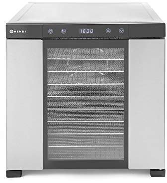 SousVideTools | 10 Tray Stainless Steel Dehydrator | Food Dryer | Touch Panel, Timer & Thermostat Control | Drying Fruit, Meat and Vegetables