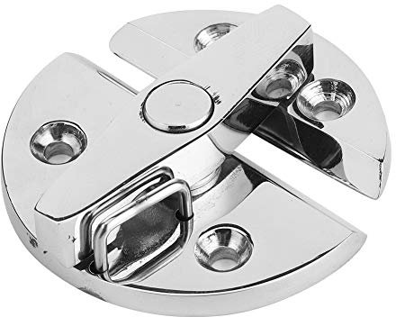 BigKing Blocco Del Tonda Chiavistello - Chiavistello Barca Marina in Acciaio Inossidabile, Chiusure per Boccaporti per Barche, Serrature Del Portello Della Barca in Acciaio Inossidabile