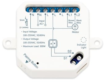 LEDKIA LIGHTING Interruptor Persiana WiFi Blanco
